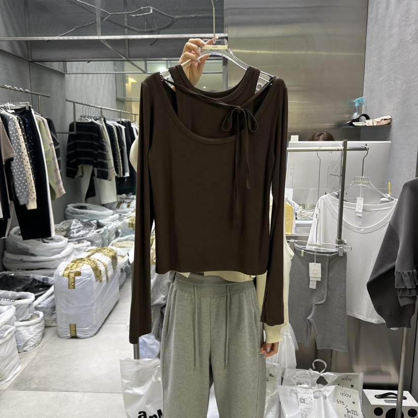 UOOV韓國代購㊣女士新品熱賣職業時尚25秋冬人氣套裝兩件套UOOV套裝圖色3