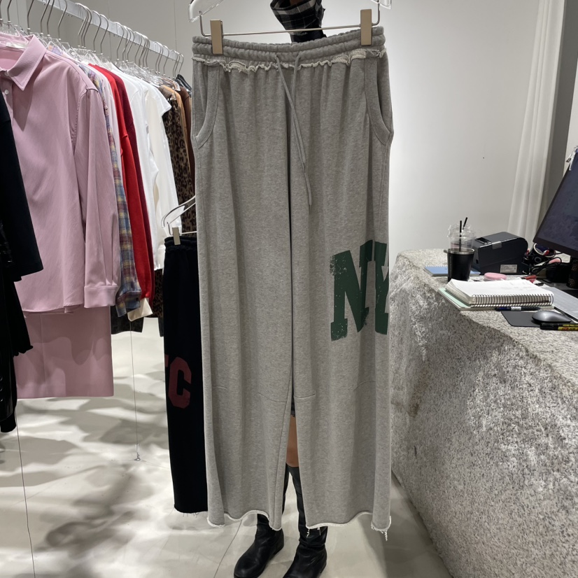 NEROLI 36韓國代購㊣女裝新品職業真品25秋冬熱賣時尚休閑褲NEROLI 36休閑褲圖色1