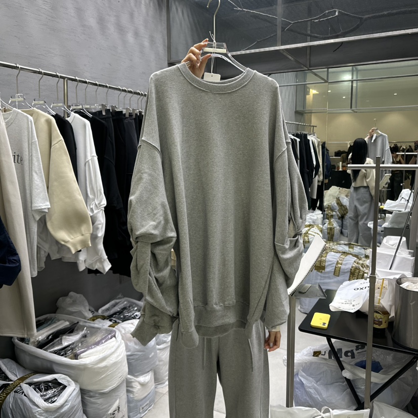 UOOV韓國代購㊣女士新品推薦時尚休閑真品25秋冬人氣熱賣衛衣UOOV衛衣圖色2