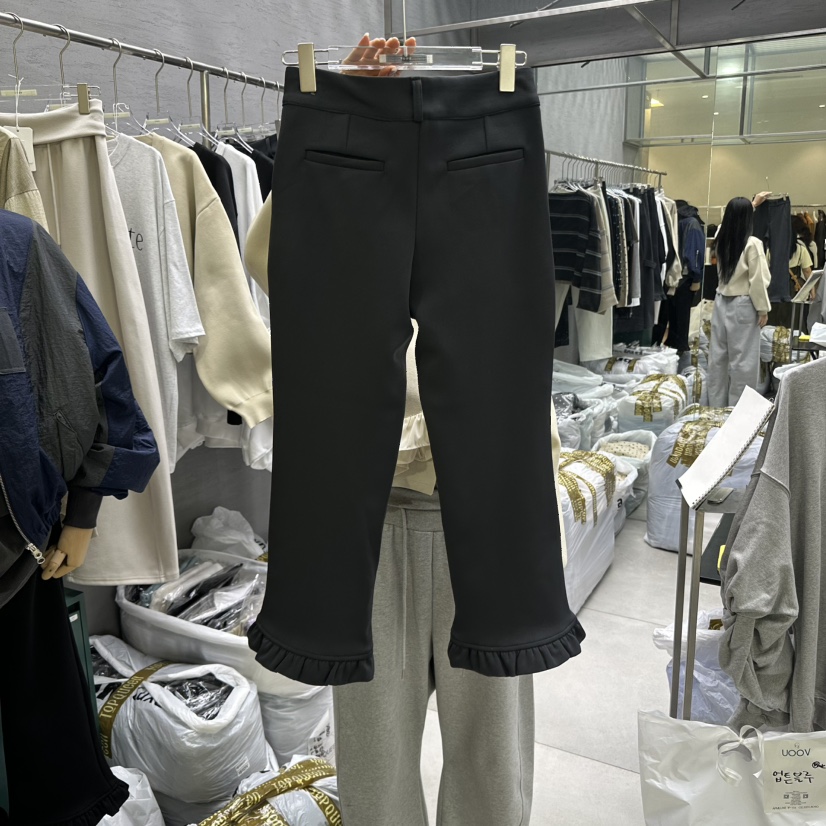 UOOV東大門㊣直郵女裝新品推薦職業真品熱賣人氣時尚休閑褲UOOV休閑褲