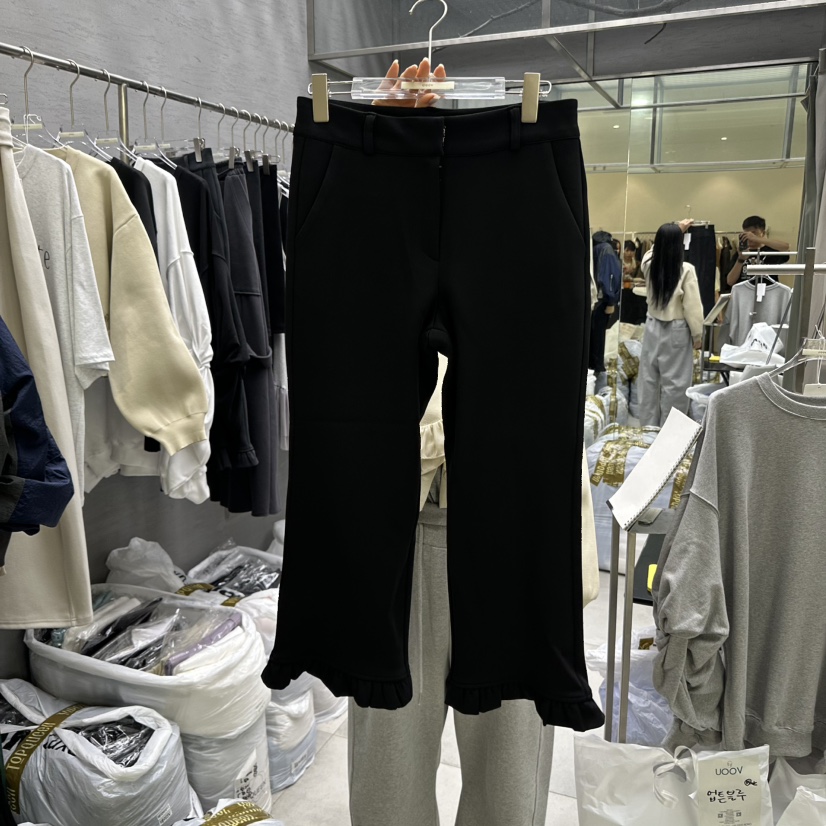 UOOV東大門㊣直郵女裝新品推薦職業真品熱賣人氣時尚休閑褲UOOV休閑褲圖色2