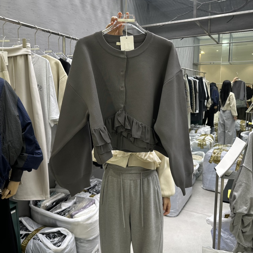 UOOV東大門㊣直郵女士新品熱賣職業推薦休閑真品人氣時尚夾克UOOV夾克圖色2
