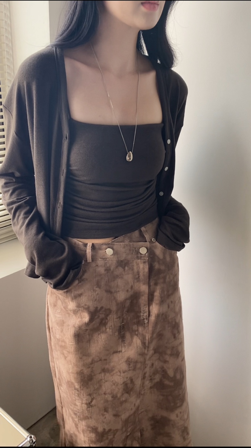 N BROWN韓國直郵㊣女裝新款休閑人氣推薦真品職業套裝羊毛衫N BROWN套裝