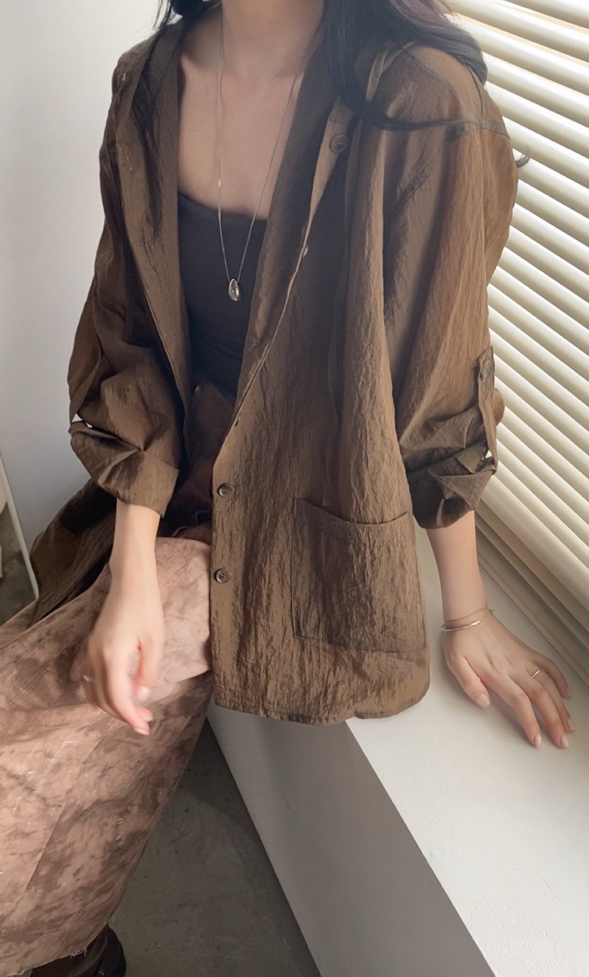 N BROWN東大門㊣實拍女士新款休閑熱賣25秋冬推薦襯衫蕾絲衫N BROWN襯衫/蕾絲衫