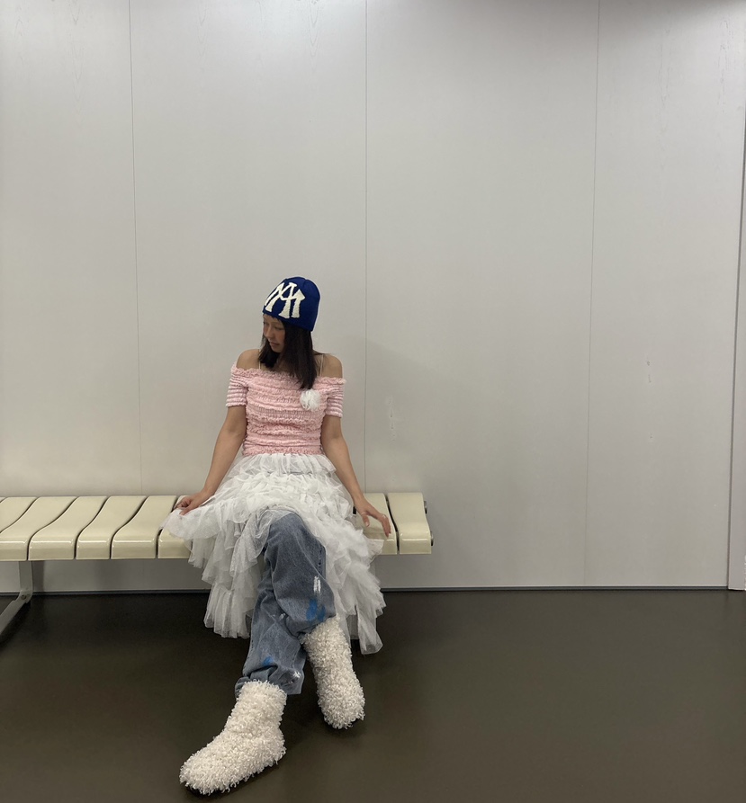 PLATFORM-L東大門㊣實拍女士新品25秋冬推薦襯衫蕾絲衫花朵PLATFORM襯衫/蕾絲衫