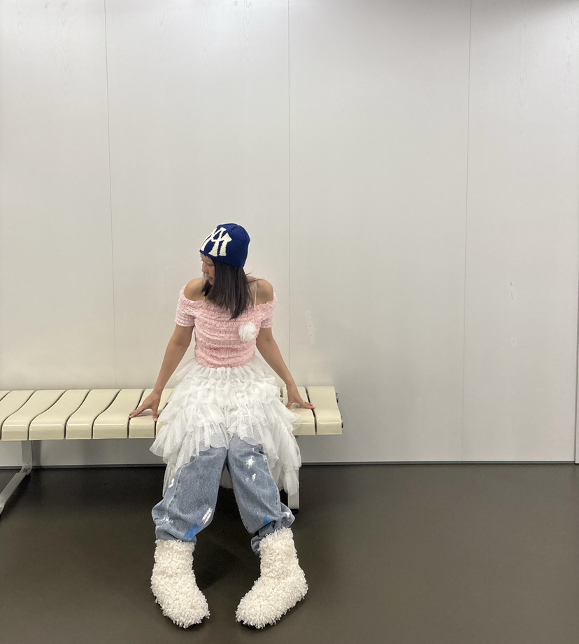 PLATFORM-L東大門㊣實拍女士新品25秋冬推薦襯衫蕾絲衫花朵PLATFORM襯衫/蕾絲衫