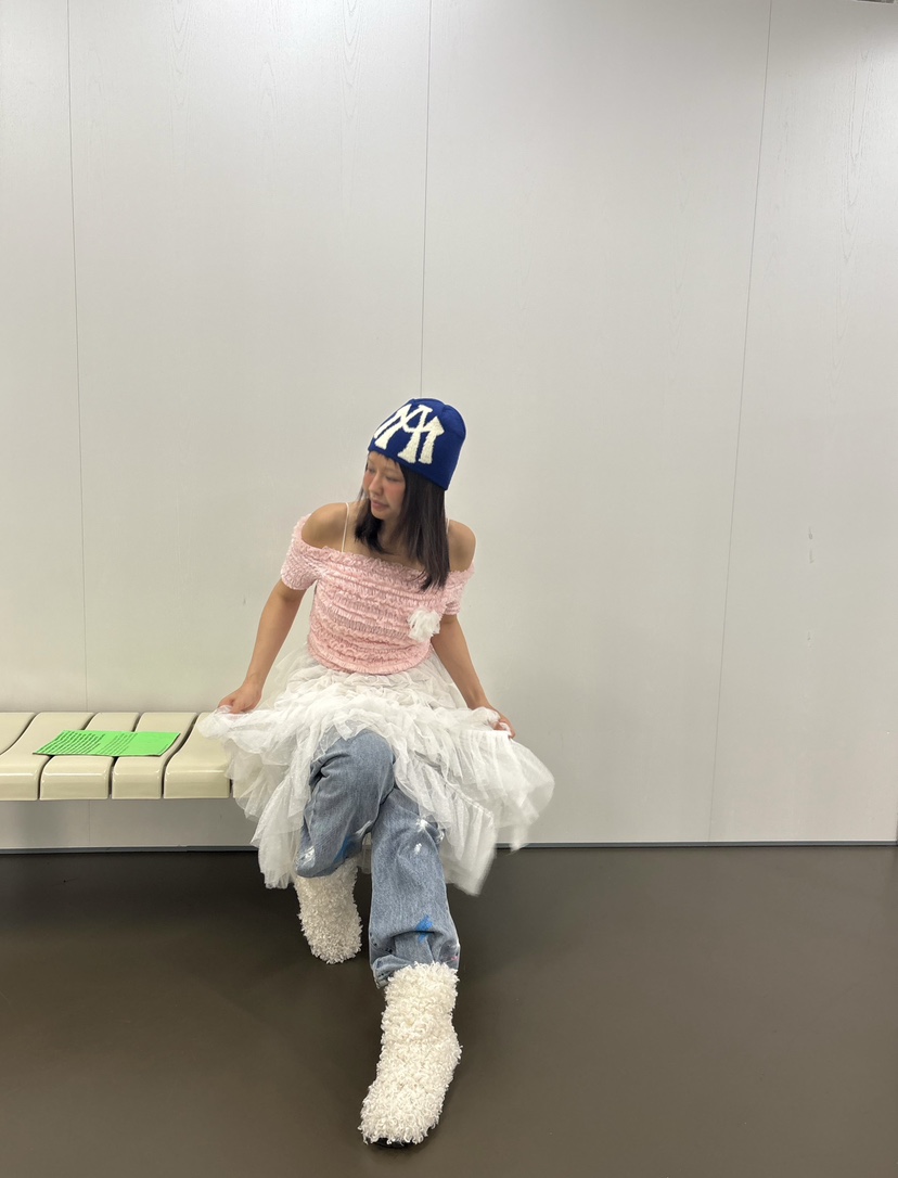 PLATFORM-L東大門㊣實拍女士新品25秋冬推薦襯衫蕾絲衫花朵PLATFORM襯衫/蕾絲衫