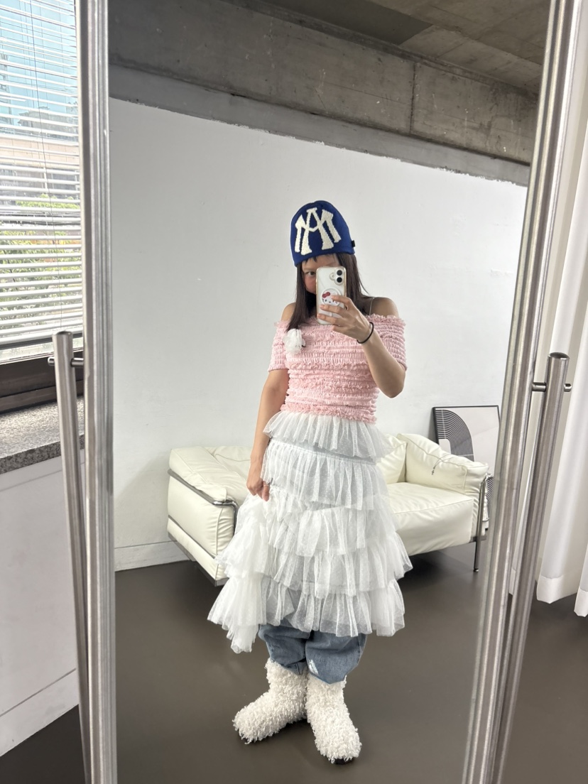 PLATFORM-L東大門㊣實拍女士新品25秋冬推薦襯衫蕾絲衫花朵PLATFORM襯衫/蕾絲衫