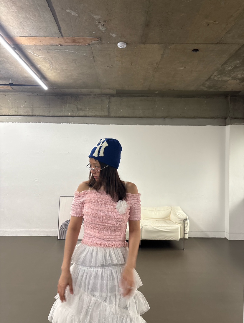 PLATFORM-L東大門㊣實拍女士新品25秋冬推薦襯衫蕾絲衫花朵PLATFORM襯衫/蕾絲衫