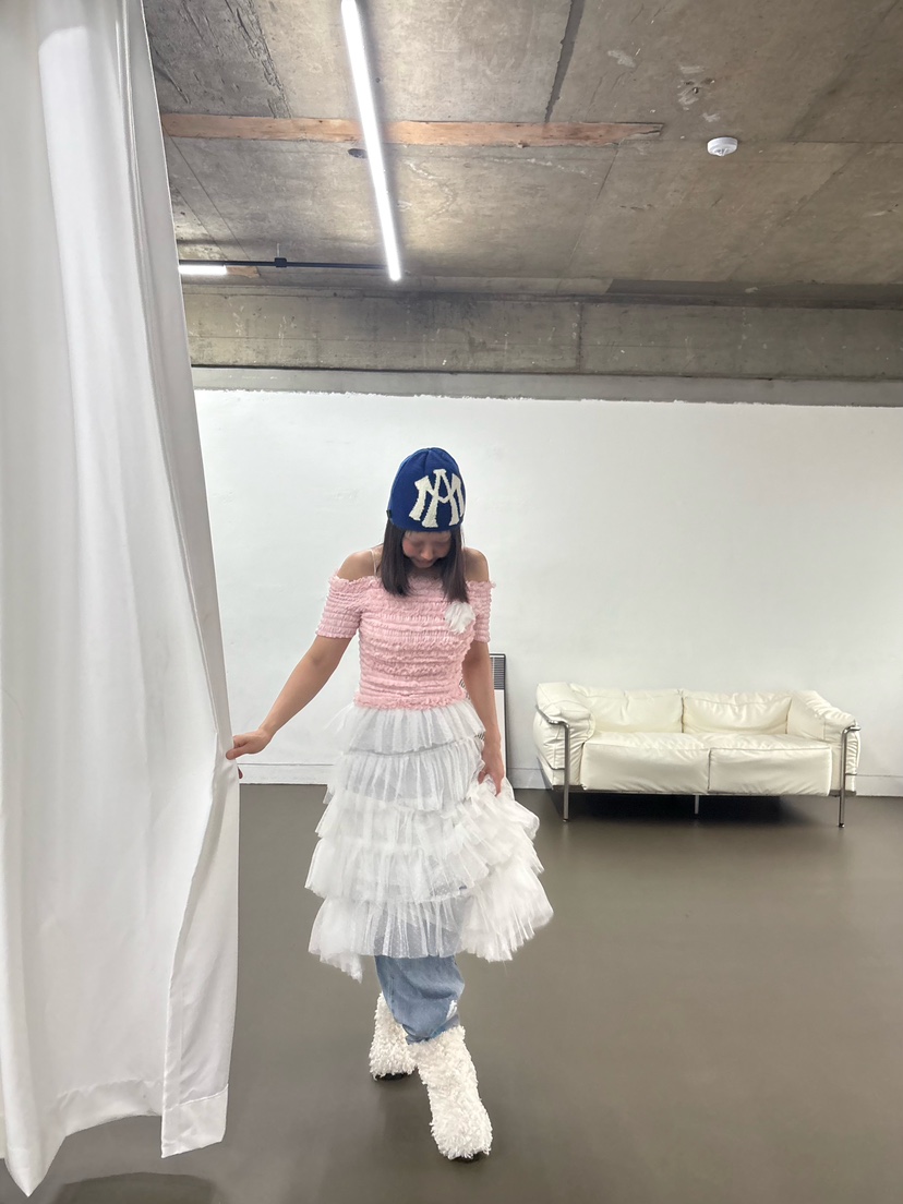 PLATFORM-L東大門㊣實拍女士新品25秋冬推薦襯衫蕾絲衫花朵PLATFORM襯衫/蕾絲衫