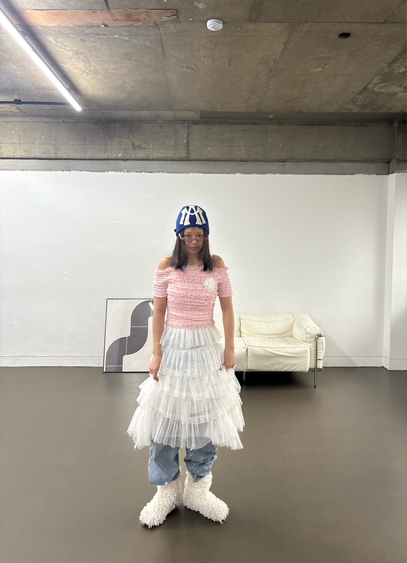 PLATFORM-L東大門㊣實拍女士新品25秋冬推薦襯衫蕾絲衫花朵PLATFORM襯衫/蕾絲衫