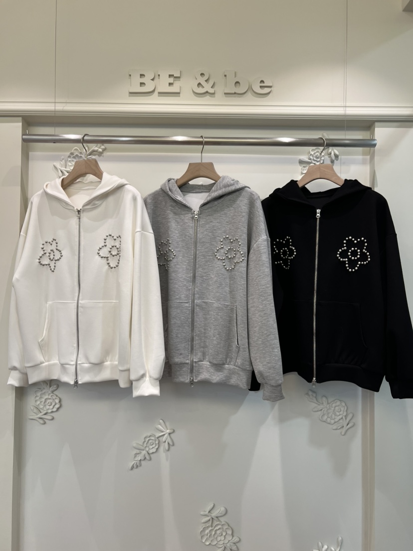 BE&amp;BE韓國代購㊣女士新品推薦熱賣職業時尚人氣夾克拉鏈BE&be夾克