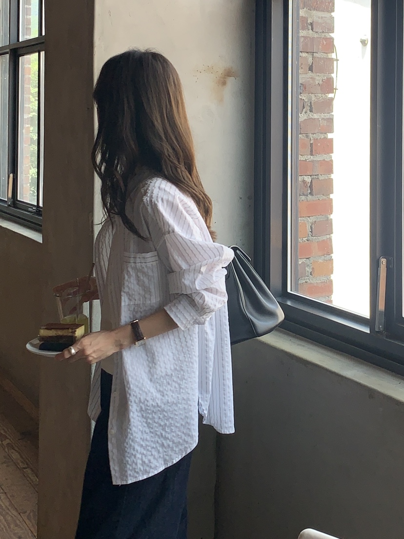 BAKING POWDER韓國代購㊣女裝新品時尚休閑熱賣襯衫蕾絲衫BAKING POWDER襯衫/蕾絲衫