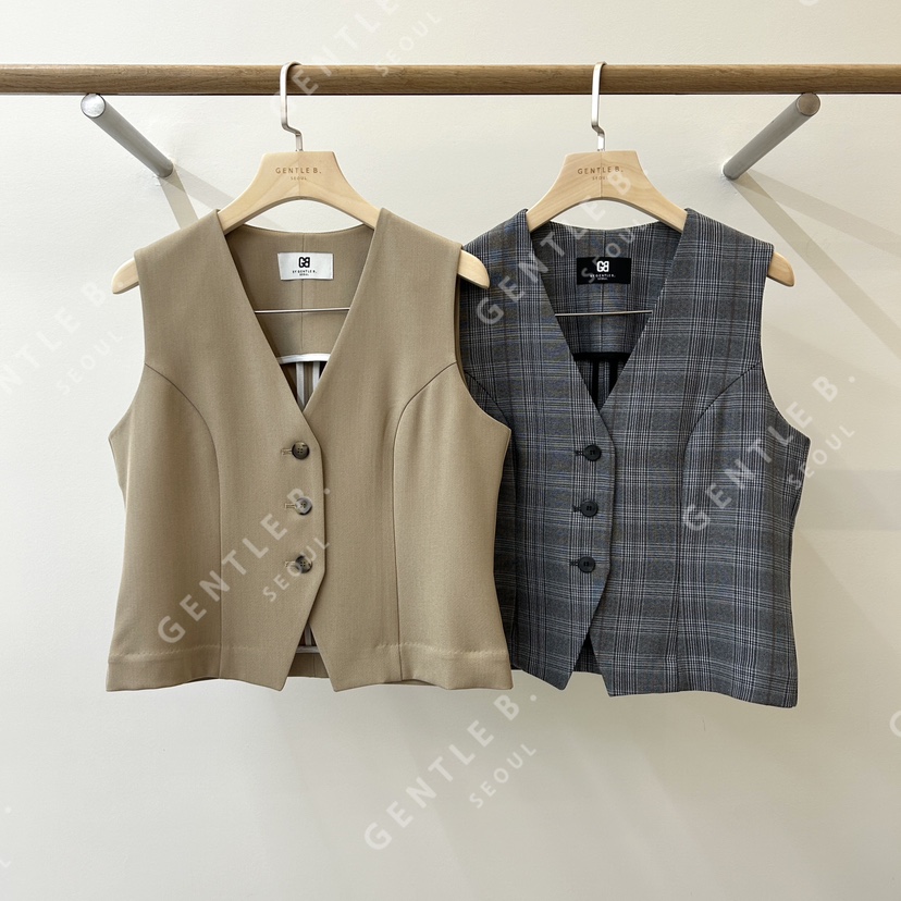 GENTLE B/LOVENTINA東大門㊣代購女裝新品人氣25秋冬馬甲GENTLE B/LOVENTINA馬甲