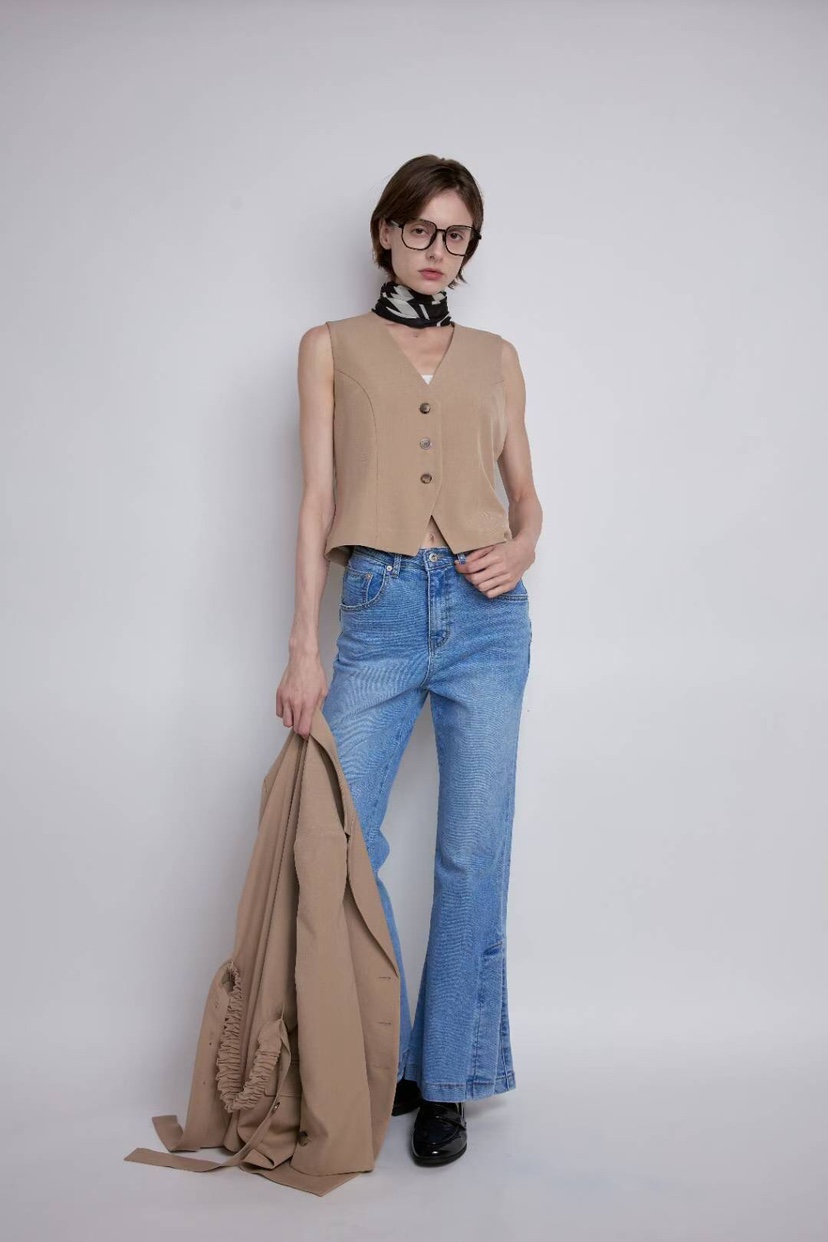 GENTLE B/LOVENTINA東大門㊣代購女裝新品人氣25秋冬馬甲GENTLE B/LOVENTINA馬甲