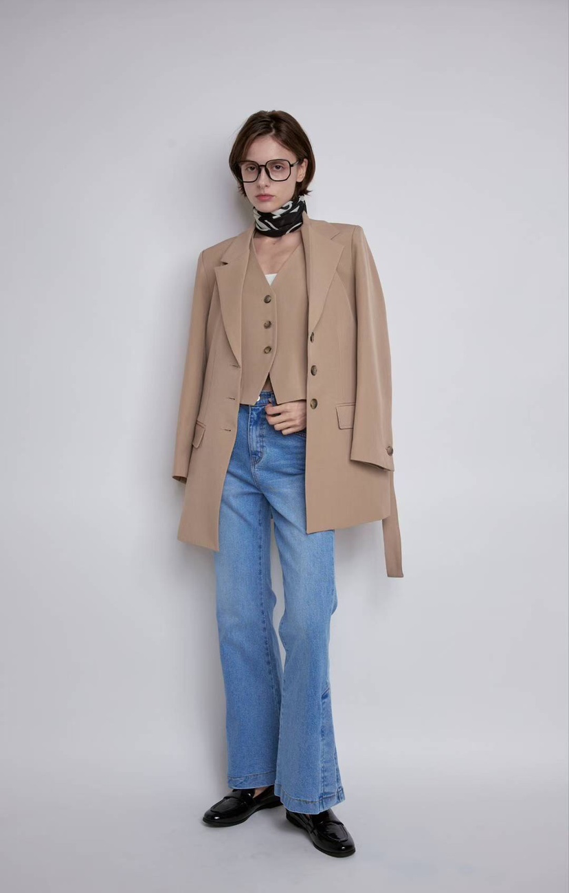 GENTLE B/LOVENTINA東大門㊣代購女裝新品人氣25秋冬馬甲GENTLE B/LOVENTINA馬甲