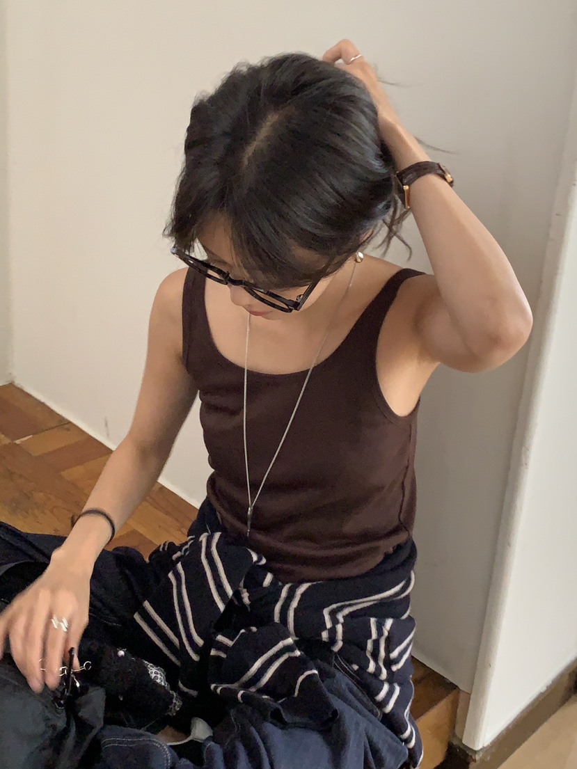 BAKING POWDER韓國代購㊣女士新品人氣熱賣時尚休閑吊帶背心BAKING POWDER吊帶/背心