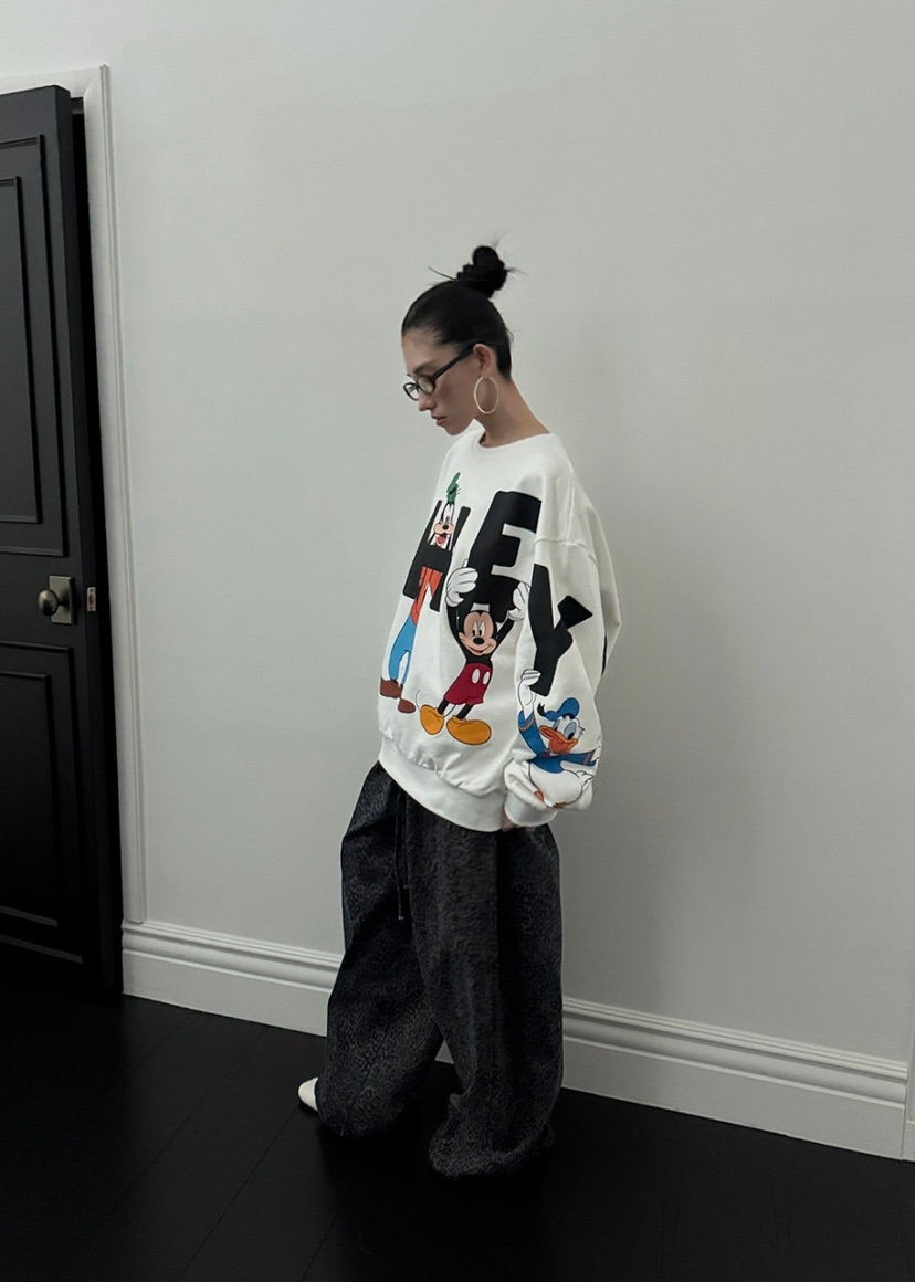 OURWAVE/OUR ROOM東大門㊣代購女裝新品推薦人氣時尚衛衣Our Wave/Our Room衛衣