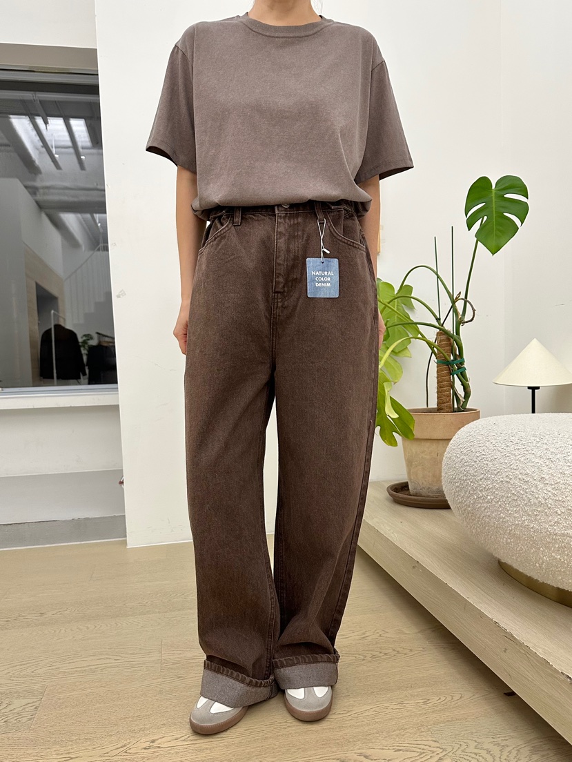 BUT韓國直郵㊣女裝新品休閑人氣真品職業時尚推薦牛仔褲紐扣button牛仔褲