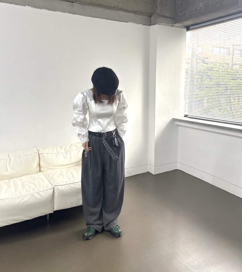 PLATFORM-L東大門㊣代購女裝新款25秋冬推薦襯衫蕾絲衫可愛的PLATFORM襯衫/蕾絲衫