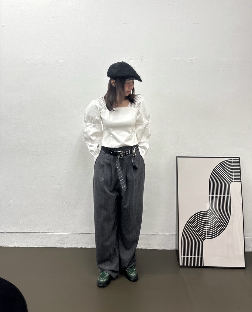 PLATFORM-L東大門㊣代購女裝新款25秋冬推薦襯衫蕾絲衫可愛的PLATFORM襯衫/蕾絲衫