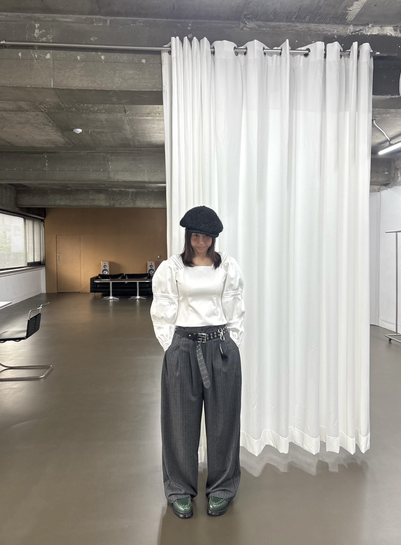 PLATFORM-L東大門㊣代購女裝新款25秋冬推薦襯衫蕾絲衫可愛的PLATFORM襯衫/蕾絲衫