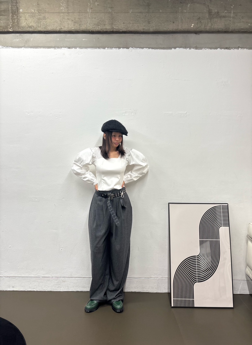 PLATFORM-L東大門㊣代購女裝新款25秋冬推薦襯衫蕾絲衫可愛的PLATFORM襯衫/蕾絲衫