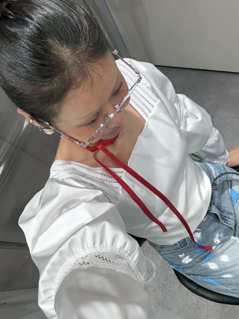 PLATFORM-L東大門㊣代購女裝新款25秋冬推薦襯衫蕾絲衫可愛的PLATFORM襯衫/蕾絲衫