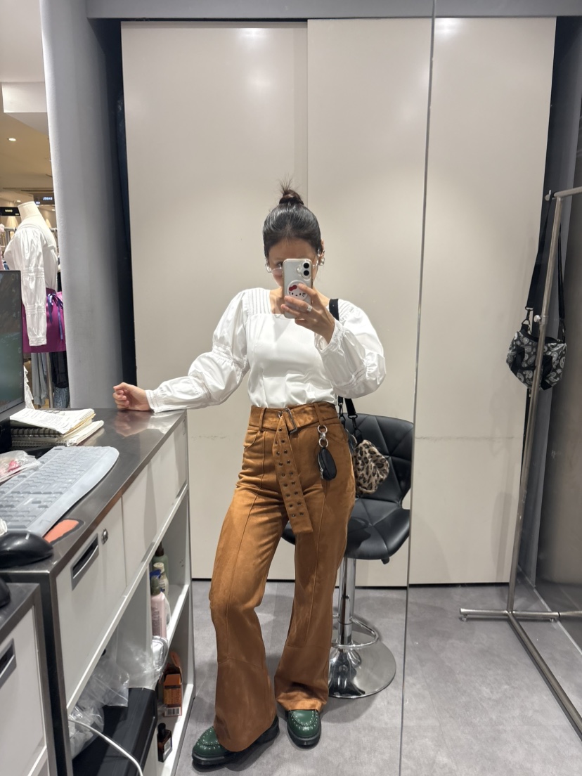 PLATFORM-L東大門㊣代購女裝新款25秋冬推薦襯衫蕾絲衫可愛的PLATFORM襯衫/蕾絲衫