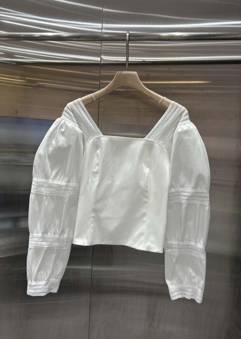 PLATFORM-L東大門㊣代購女裝新款25秋冬推薦襯衫蕾絲衫可愛的PLATFORM襯衫/蕾絲衫圖色1