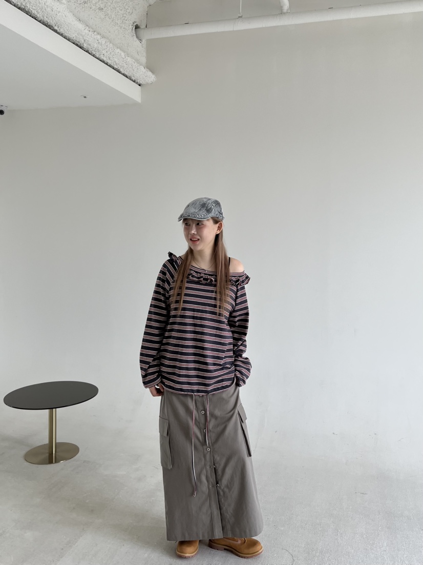 LUMEN-P東大門㊣代購女士新款真品人氣時尚休閑長袖T恤露肩LUMEN-P長袖T恤
