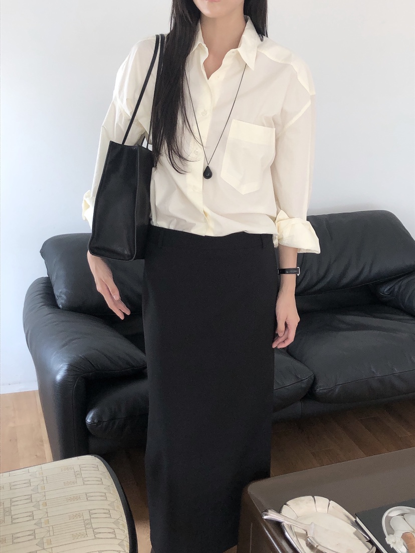 LE BUTTER東大門㊣代購女裝新款25秋冬休閑職業襯衫蕾絲衫LE BUTTER襯衫/蕾絲衫