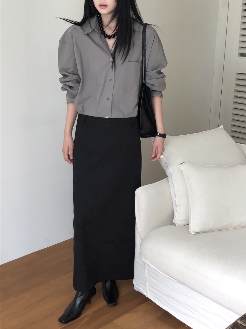 LE BUTTER東大門㊣代購女裝新款25秋冬休閑職業襯衫蕾絲衫LE BUTTER襯衫/蕾絲衫