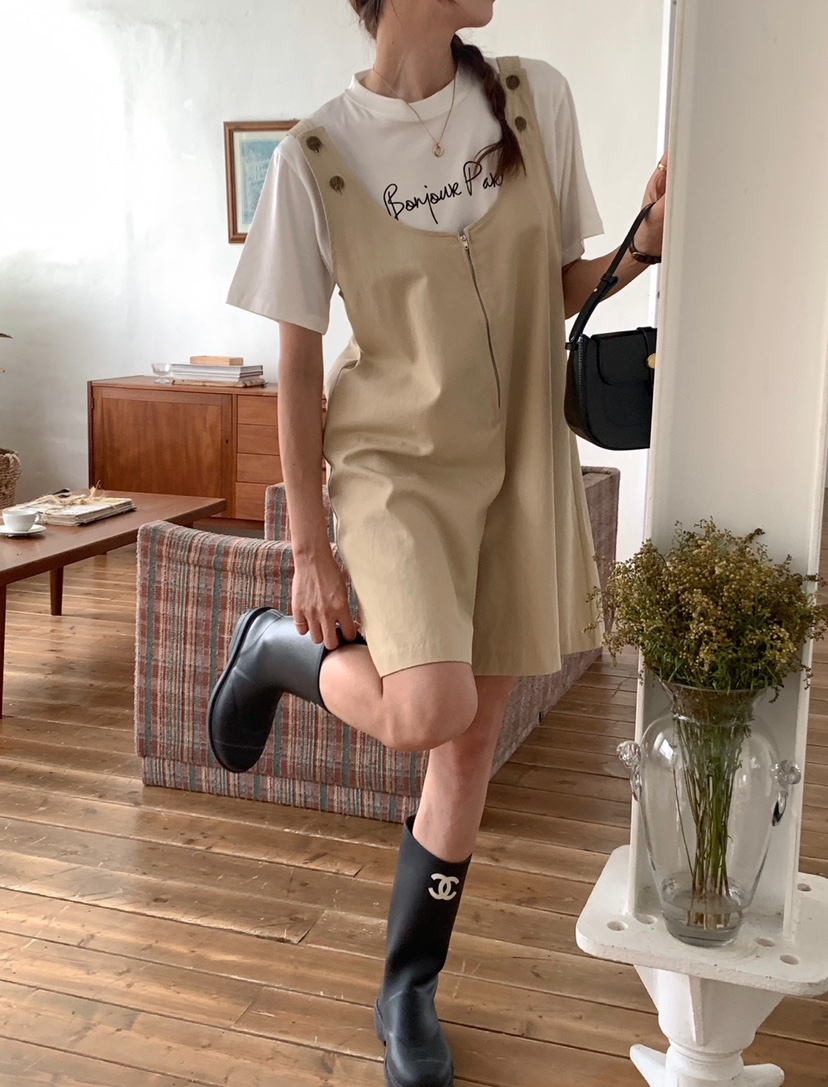 RE:FRESH-L東大門㊣實拍女士新品職業真品休閑推薦25秋冬背帶褲RE:FRESH背帶褲