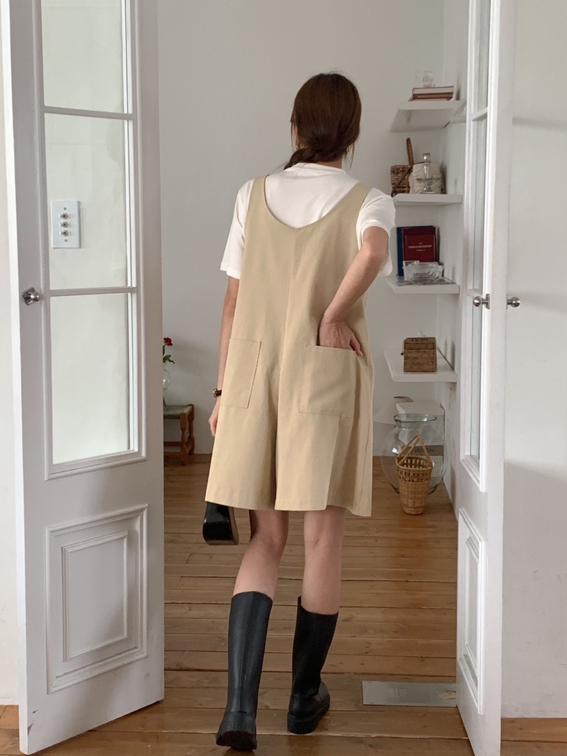 RE:FRESH-L東大門㊣實拍女士新品職業真品休閑推薦25秋冬背帶褲RE:FRESH背帶褲