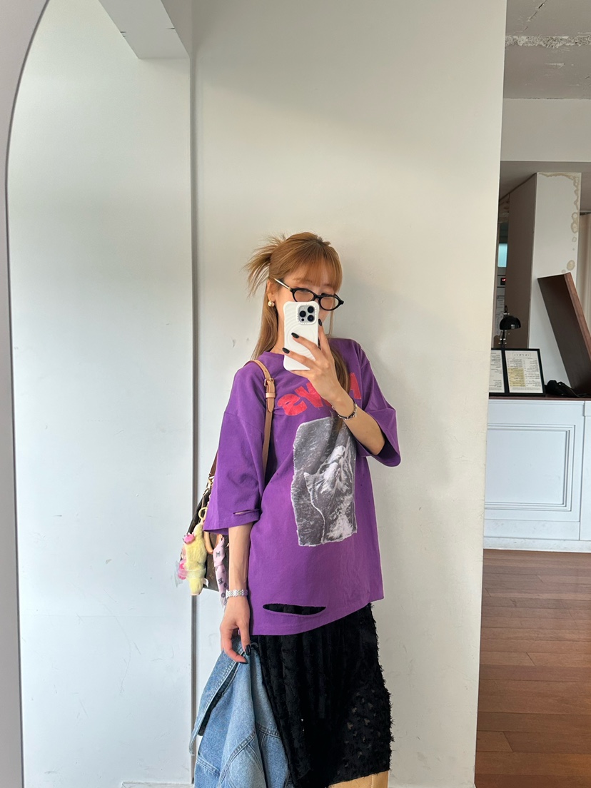 ZEROZERO韓國直郵㊣女裝新款休閑職業人氣時尚推薦T恤不含腰帶ZEROZEROT恤