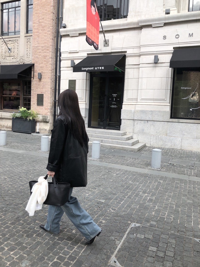 LE BUTTER東大門㊣實拍女士新款25秋冬推薦人氣真品休閑皮衣LE BUTTER皮衣