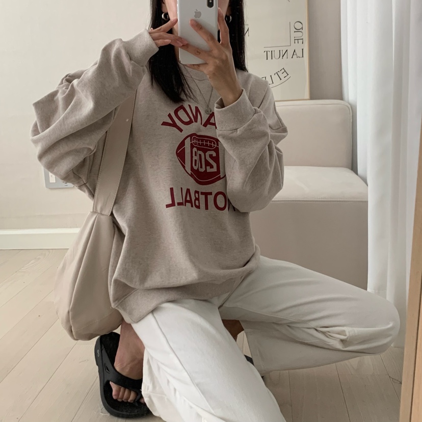 HELLO JINI韓國直郵㊣女士新款推薦真品時尚25秋冬熱賣衛衣HELLO JINI衛衣