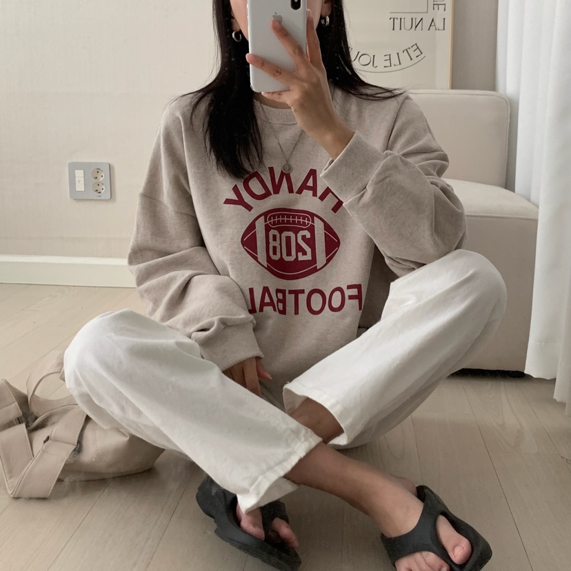 HELLO JINI韓國直郵㊣女士新款推薦真品時尚25秋冬熱賣衛衣HELLO JINI衛衣