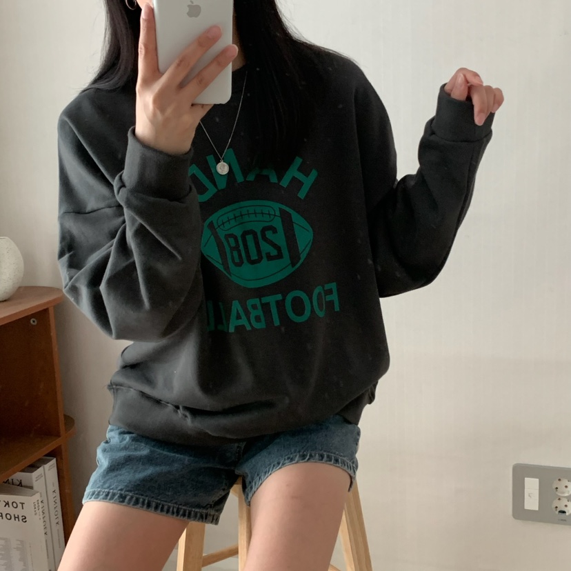 HELLO JINI韓國直郵㊣女士新款推薦真品時尚25秋冬熱賣衛衣HELLO JINI衛衣圖色2