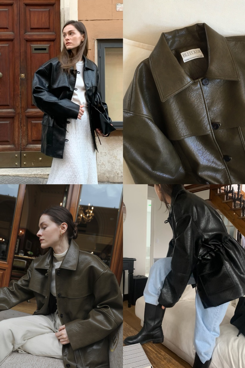 BLEECKER東大門㊣直郵女士新款時尚25秋冬真品熱賣推薦夾克BLEECKER夾克
