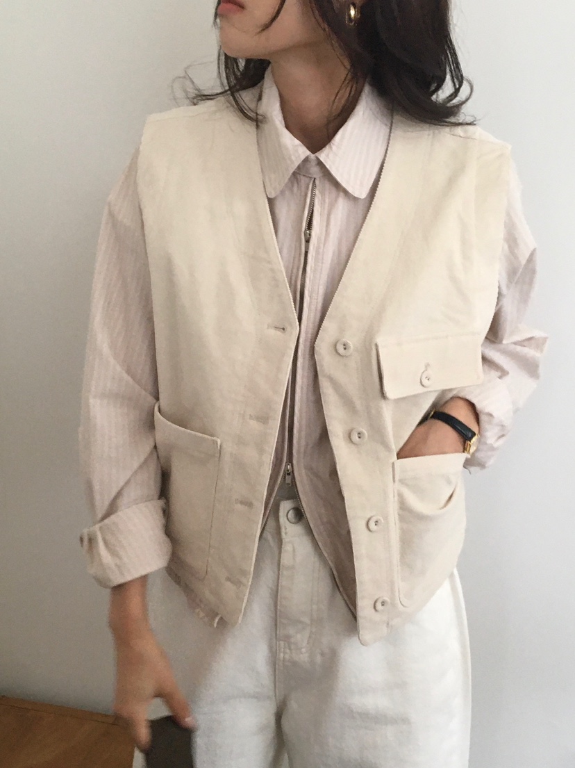 BLEECKER東大門㊣直郵女士新款熱賣真品25秋冬時尚馬甲燈芯絨BLEECKER馬甲