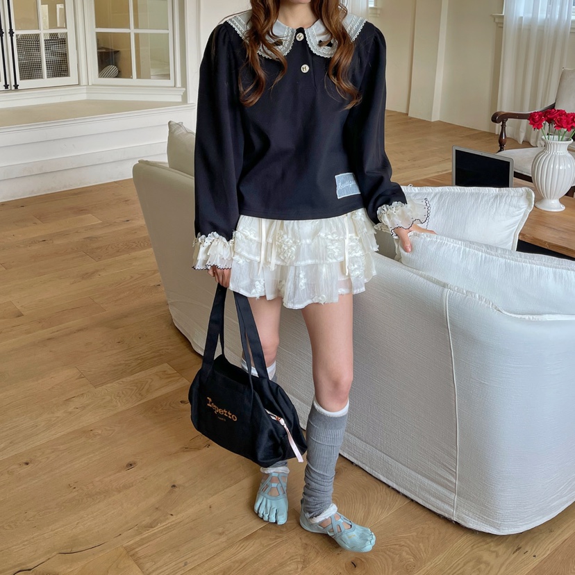 BOUTIQUE-L韓國代購㊣女裝新品25秋冬熱賣推薦真品人氣衛衣BOUTIQUE-L衛衣