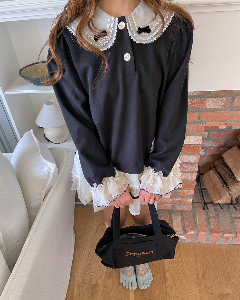 BOUTIQUE-L韓國代購㊣女裝新品25秋冬熱賣推薦真品人氣衛衣BOUTIQUE-L衛衣