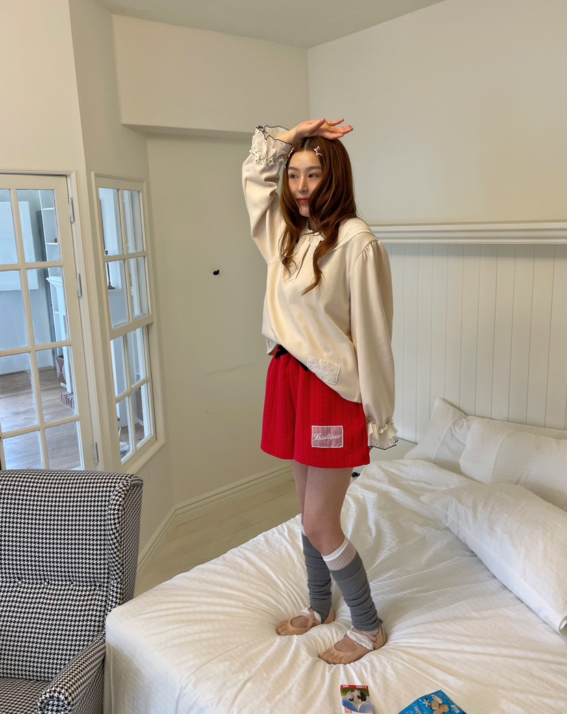 BOUTIQUE-L韓國代購㊣女裝新品25秋冬熱賣推薦真品人氣衛衣BOUTIQUE-L衛衣