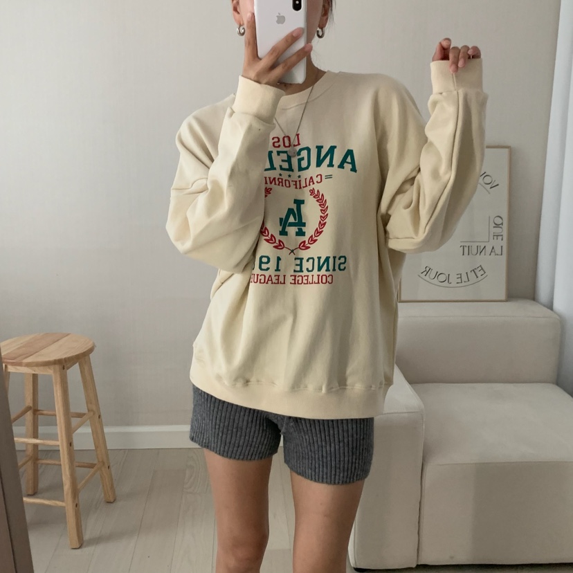 HELLO JINI韓國直郵㊣女裝新品休閑熱賣職業25秋冬推薦衛衣HELLO JINI衛衣