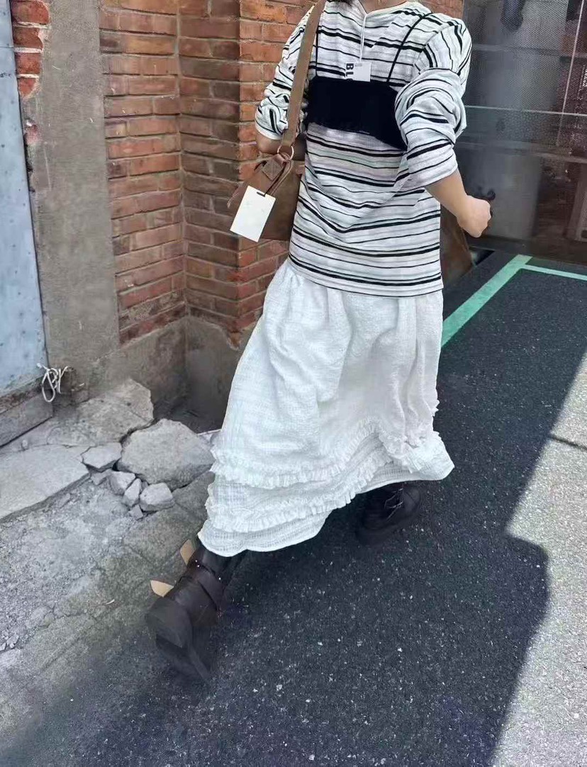 STRAWBERRY韓國代購㊣女裝新品休閑人氣25秋冬時尚熱賣長裙STRAWBERRY長裙