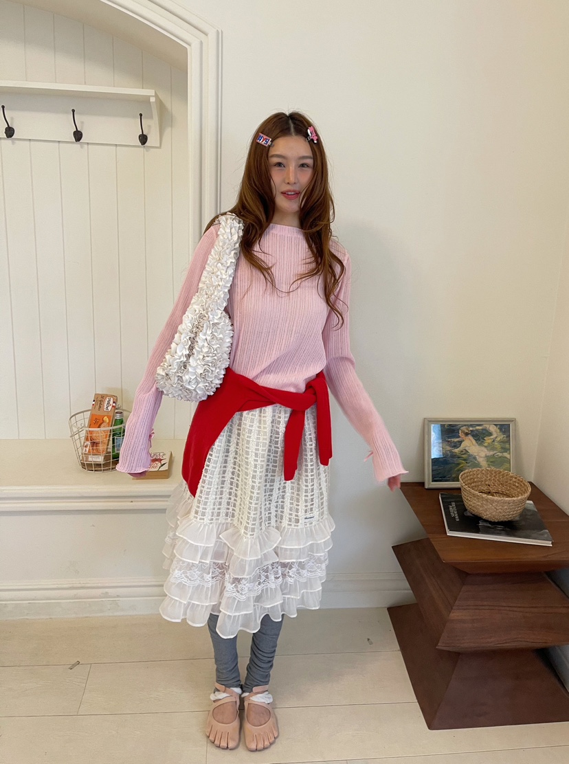 BOUTIQUE-L東大門㊣實拍女裝新品人氣25秋冬時尚休閑長袖T恤BOUTIQUE-L長袖T恤