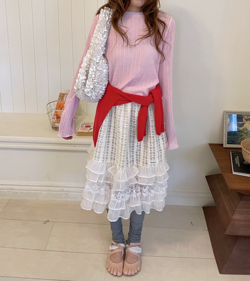 BOUTIQUE-L東大門㊣實拍女裝新品人氣25秋冬時尚休閑長袖T恤BOUTIQUE-L長袖T恤