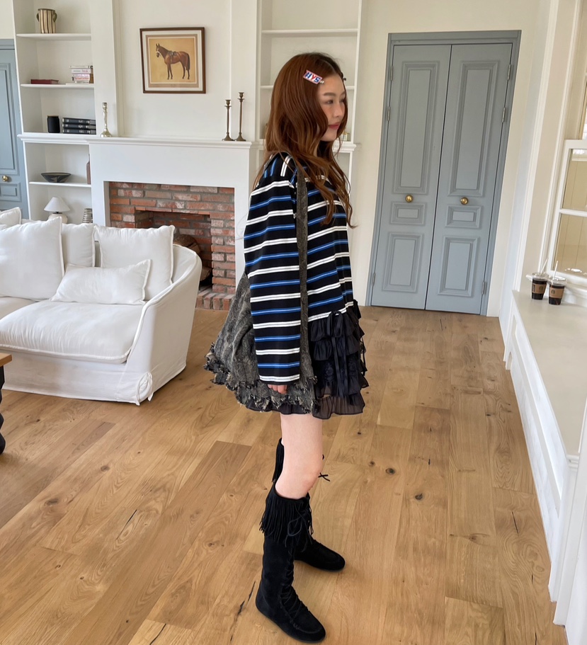 BOUTIQUE-L韓國直郵㊣女士新款職業真品推薦休閑熱賣長袖T恤BOUTIQUE-L長袖T恤